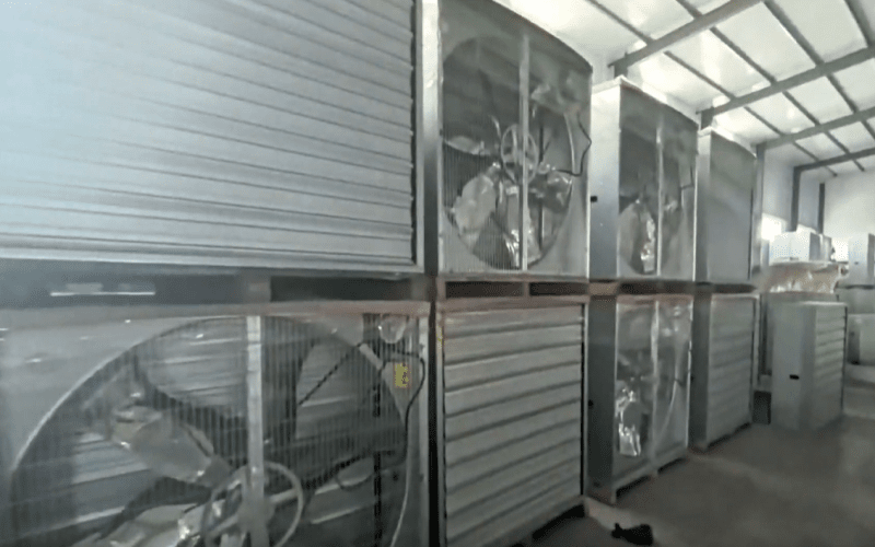 1380 galvaniseret plader husdyr negativt tryk ventilator